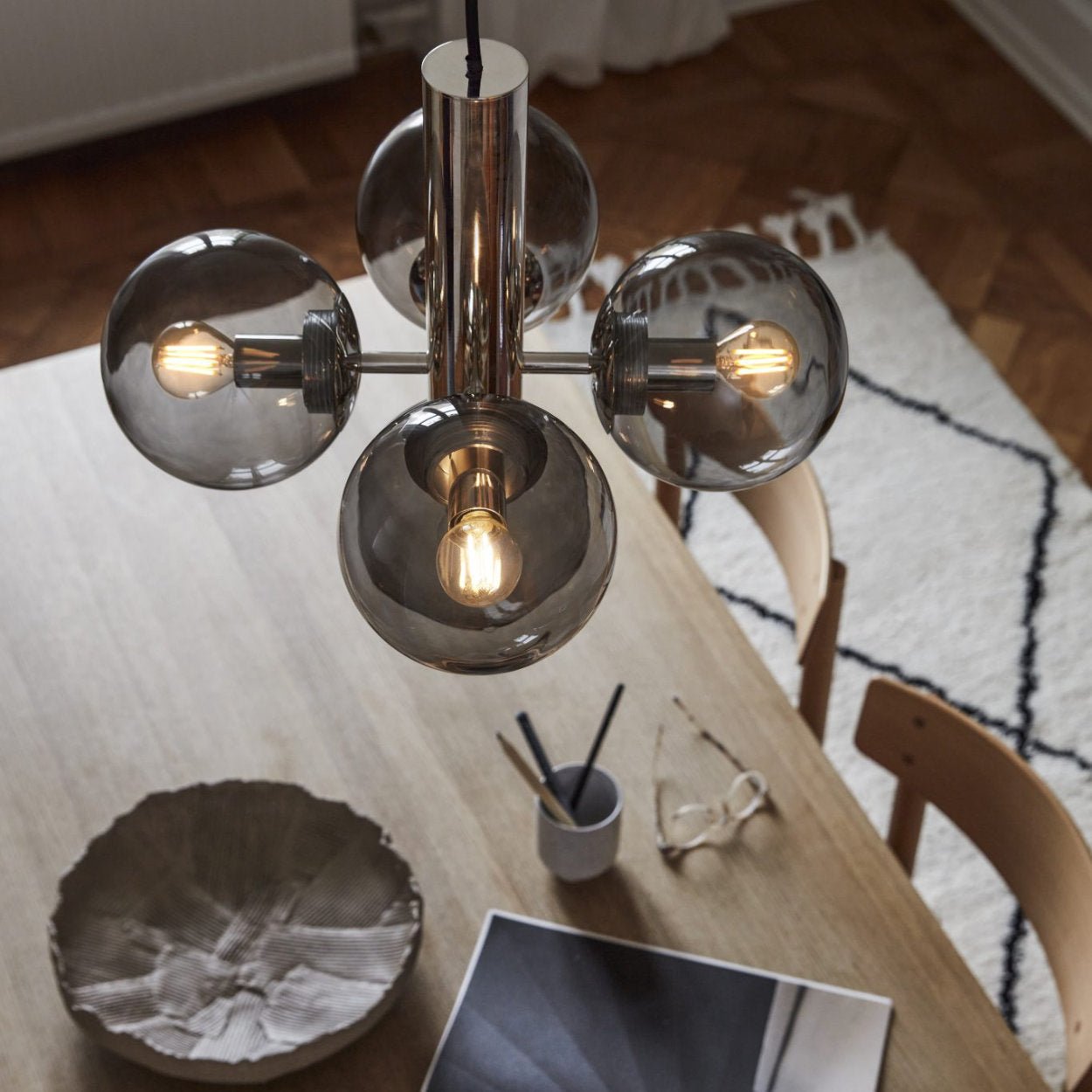 Co Bankeryd Avenue Glass Cluster Pendant Light - uBaaHaus