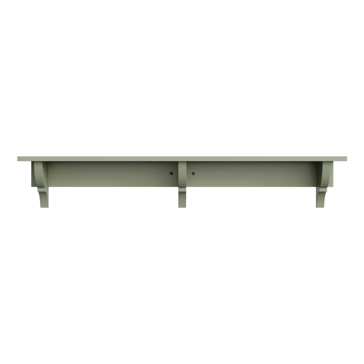 Wide Shaker Shelf With Brackets