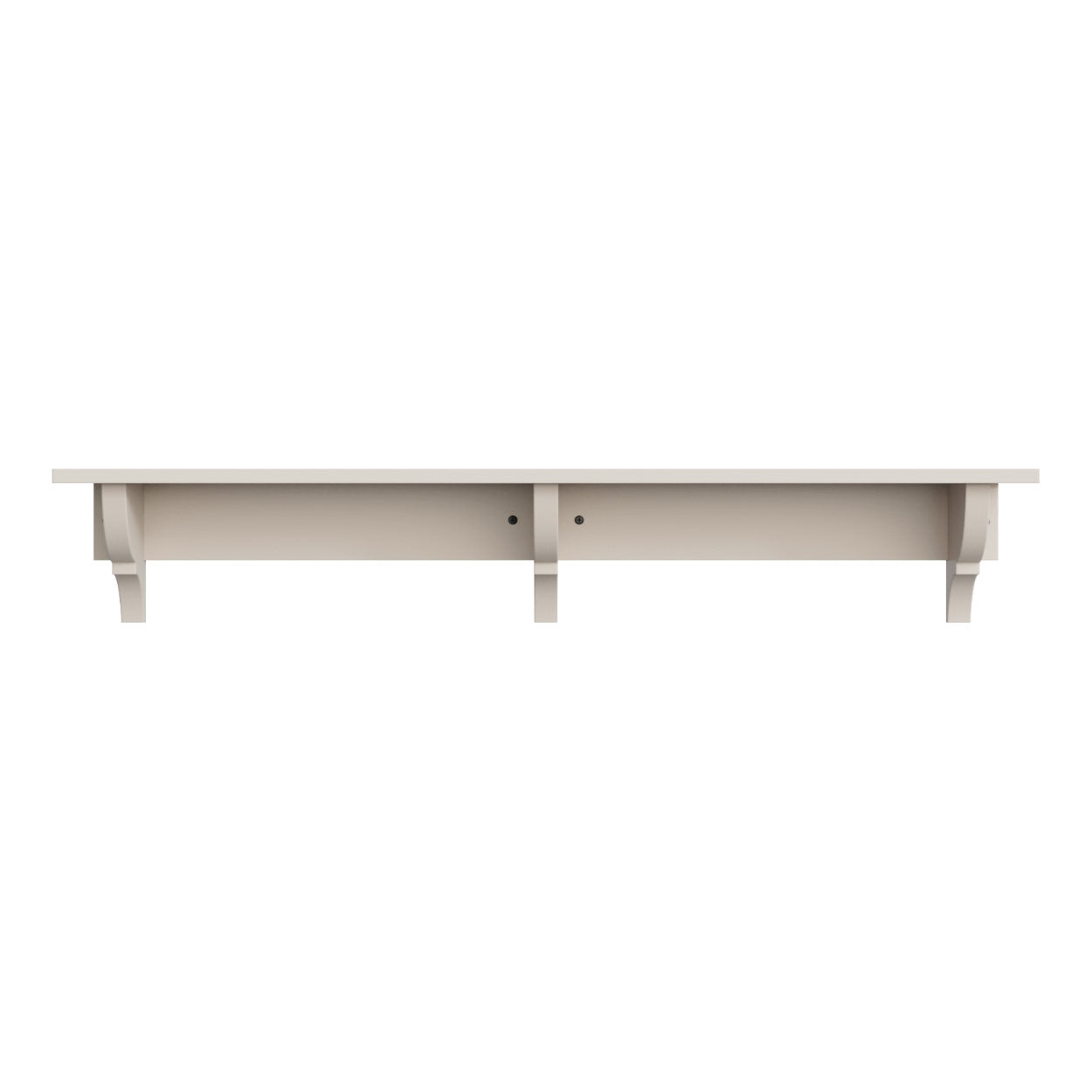 Wide Shaker Shelf With Brackets