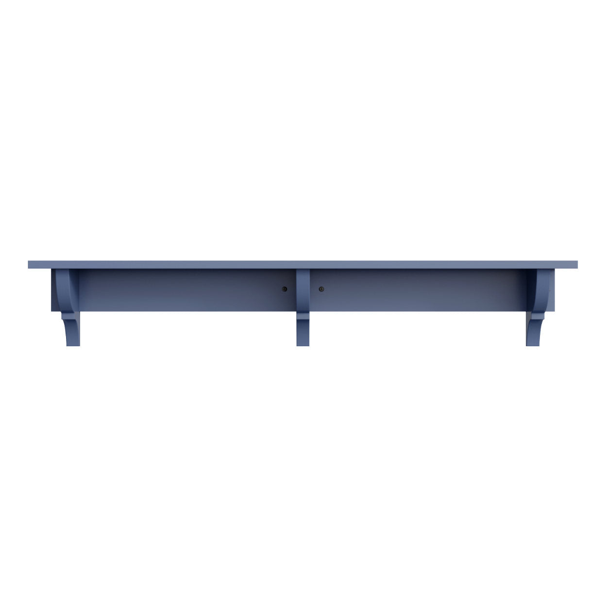 Wide Shaker Shelf With Brackets