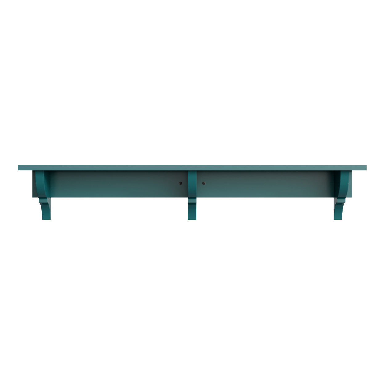 Wide Shaker Shelf With Brackets
