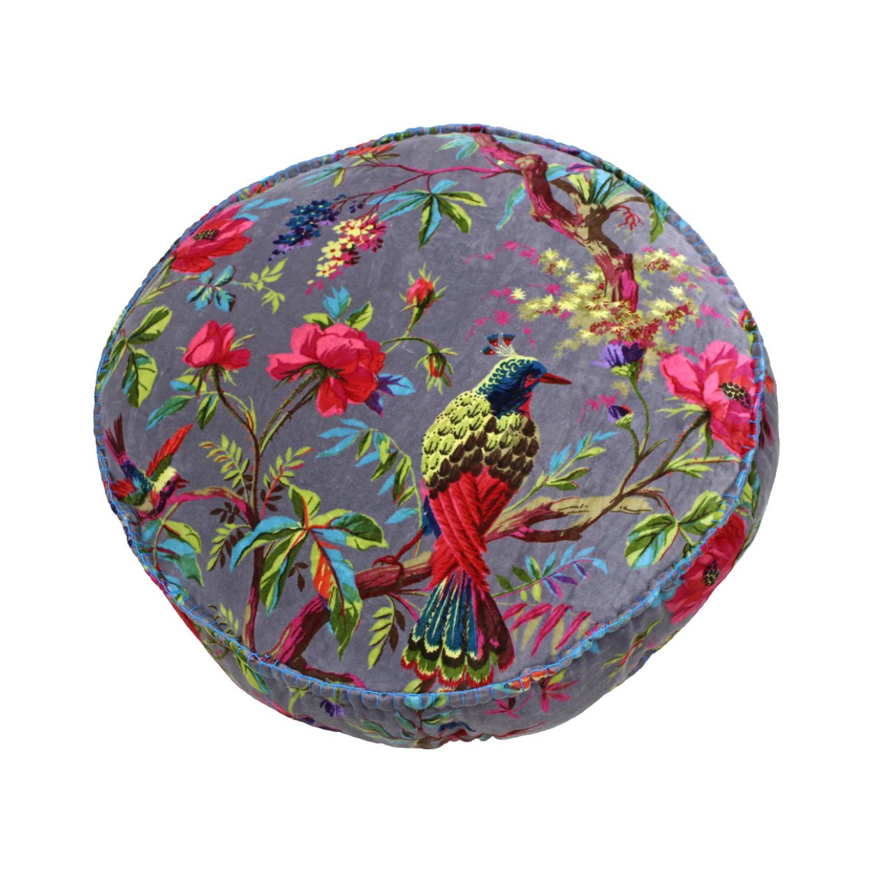 Paoletti - Round Mink Velvet Cushion - uBaaHaus