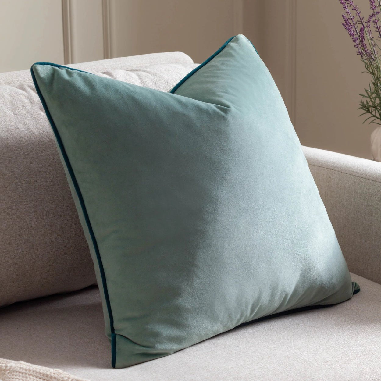 Paoletti - Mineral Velvet Cushion - uBaaHaus