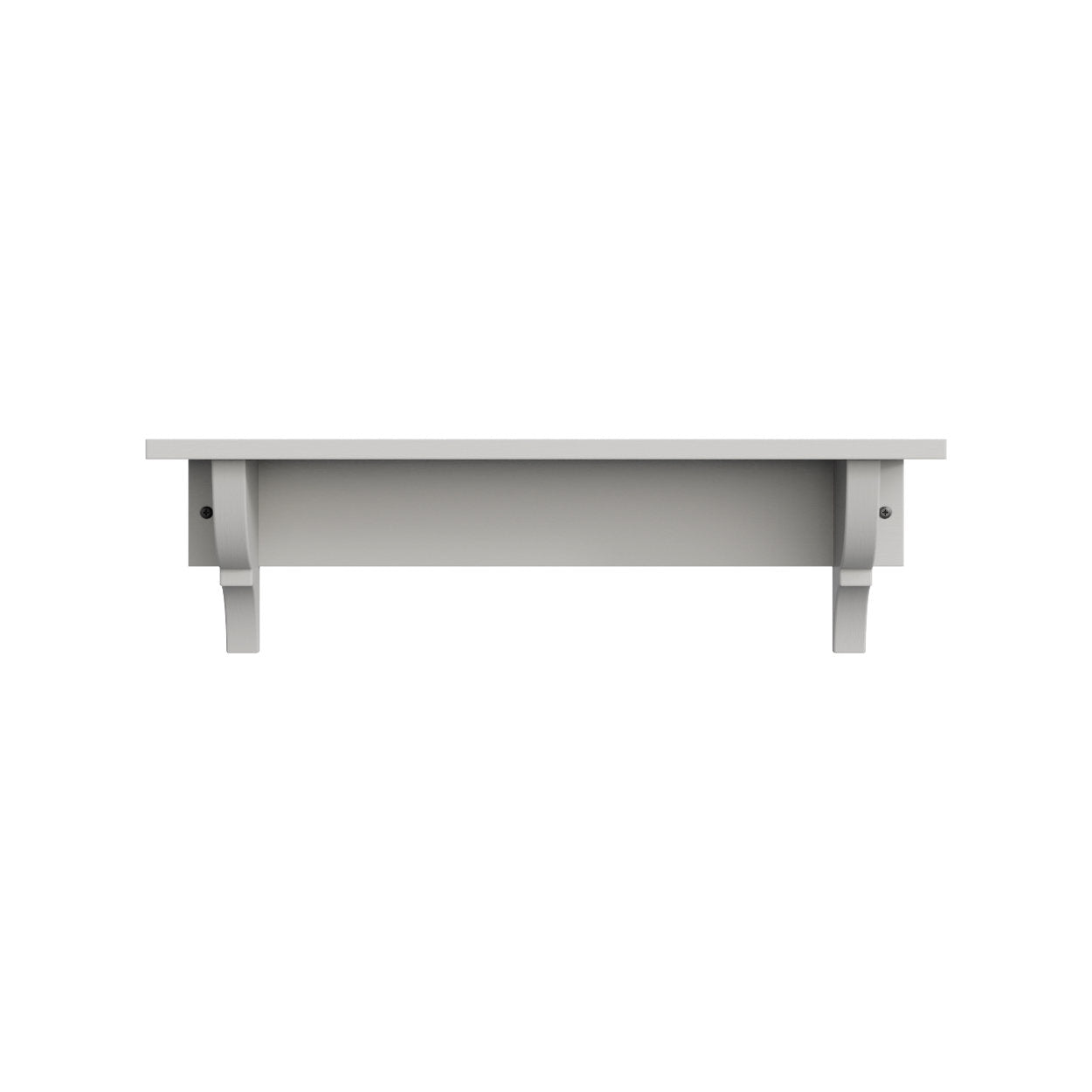 Wide Shaker Shelf With Brackets