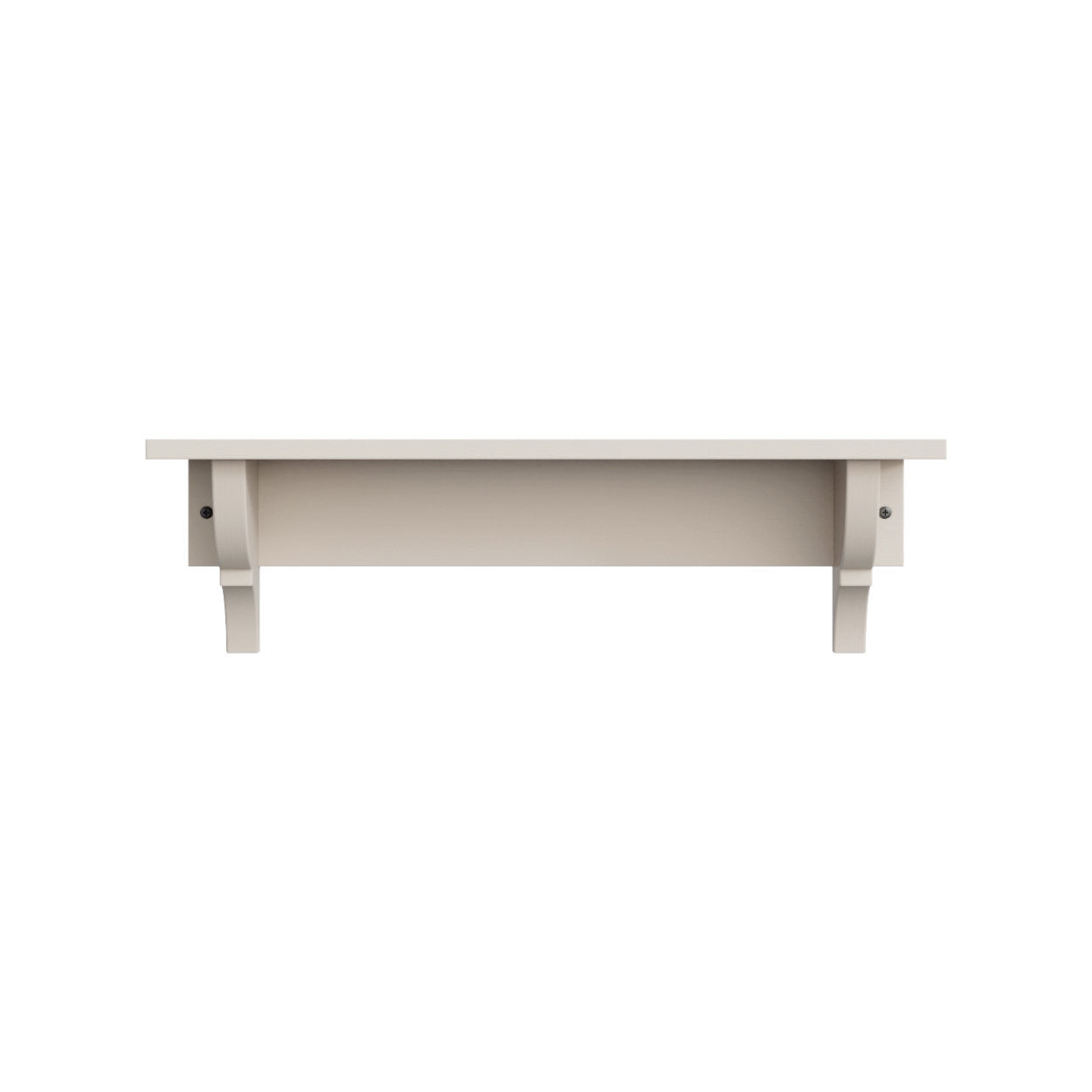 Wide Shaker Shelf With Brackets