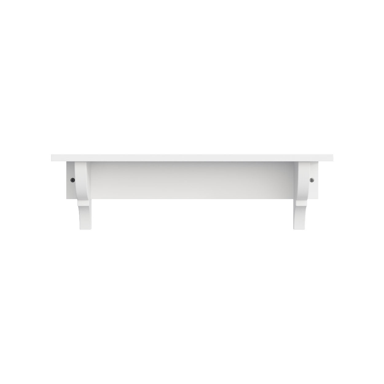 Wide Shaker Shelf With Brackets