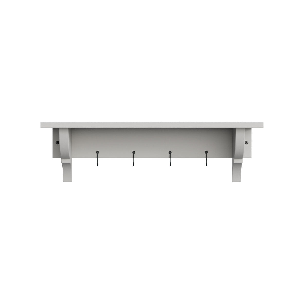 Wide Shaker Shelf With Brackets