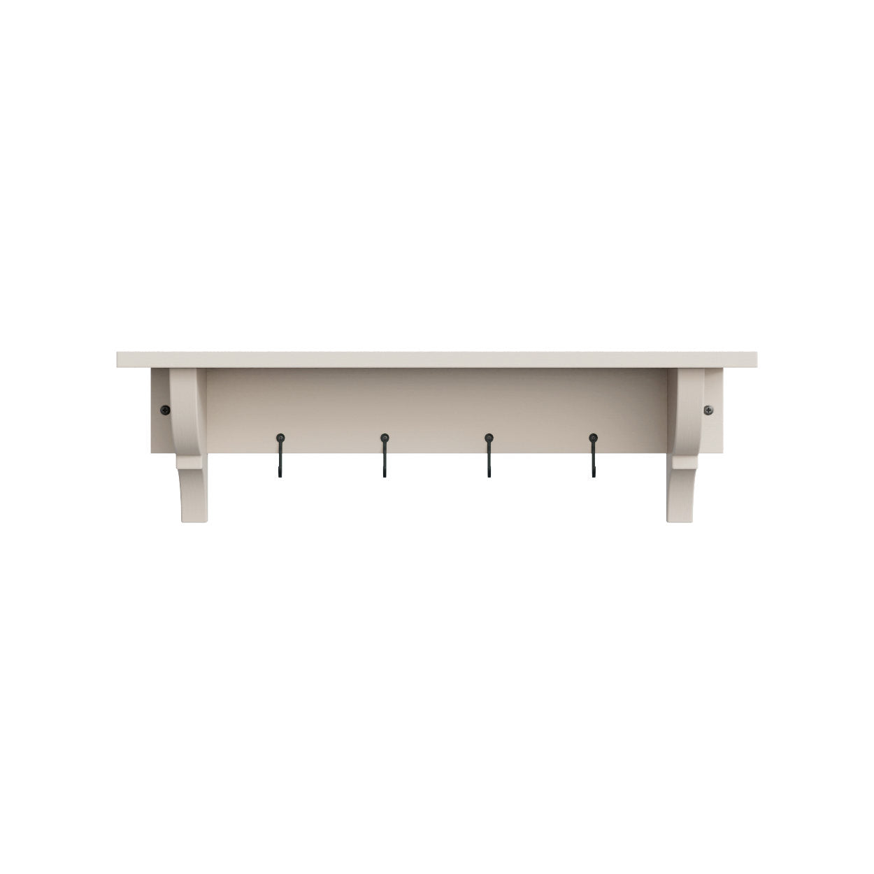 Wide Shaker Shelf With Brackets