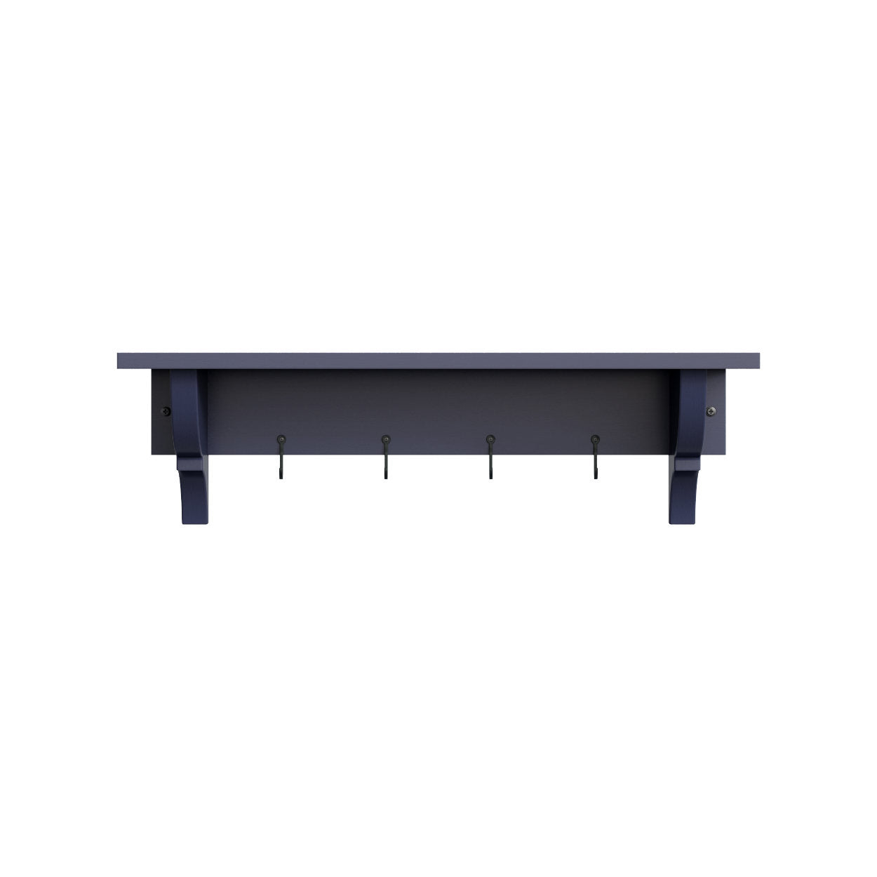 Wide Shaker Shelf With Brackets