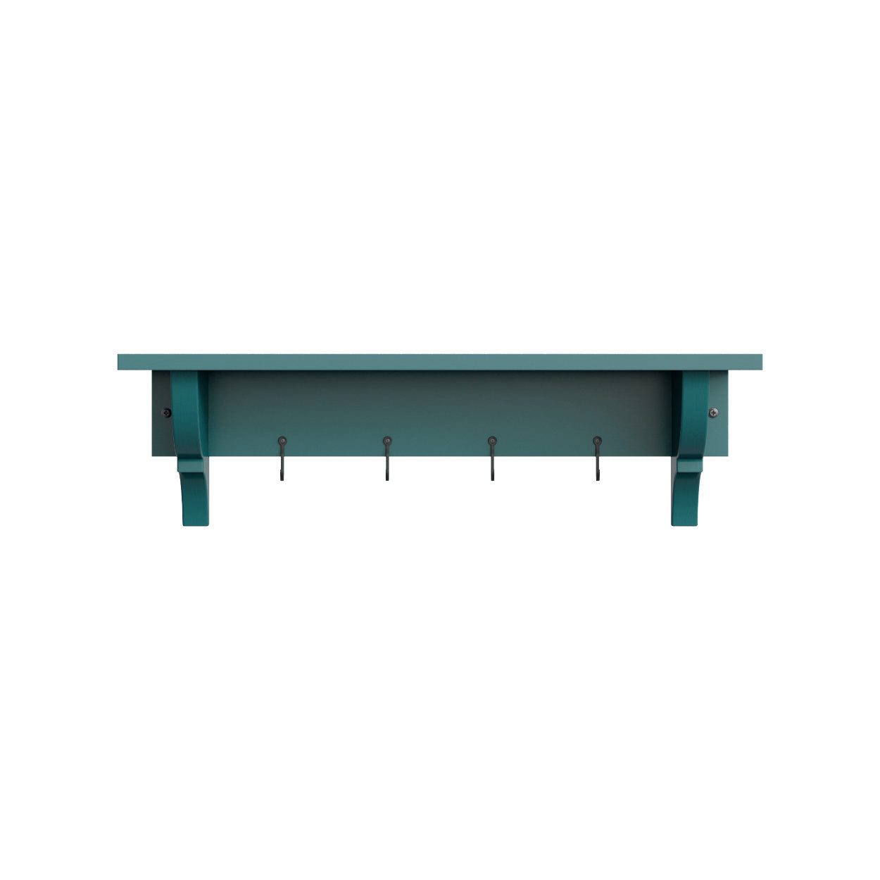 Wide Shaker Shelf With Brackets