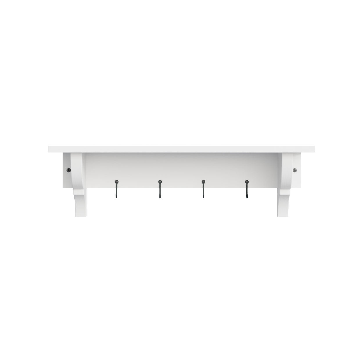 Wide Shaker Shelf With Brackets