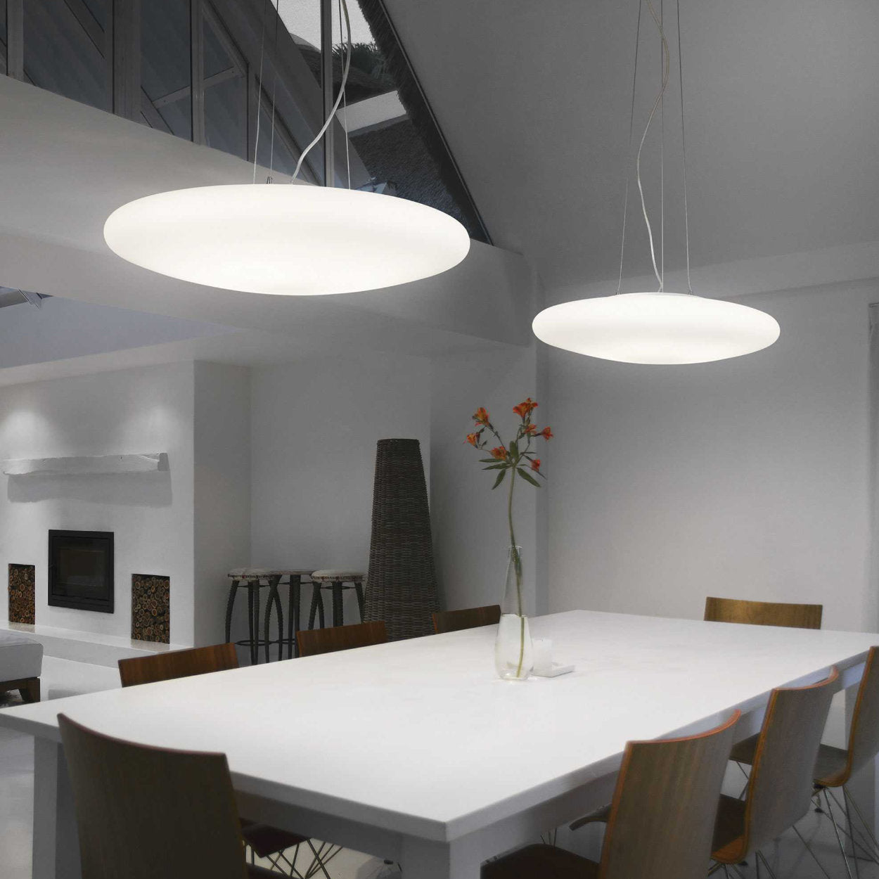 Ideal Lux Smarties SP5 Glass Pendant Light - uBaaHaus