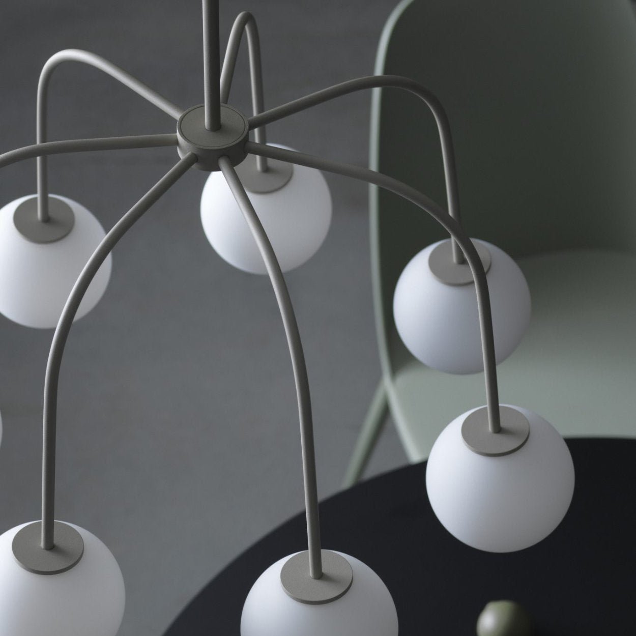 Co Bankeryd Waterfall Glass Cluster Pendant Light - uBaaHaus