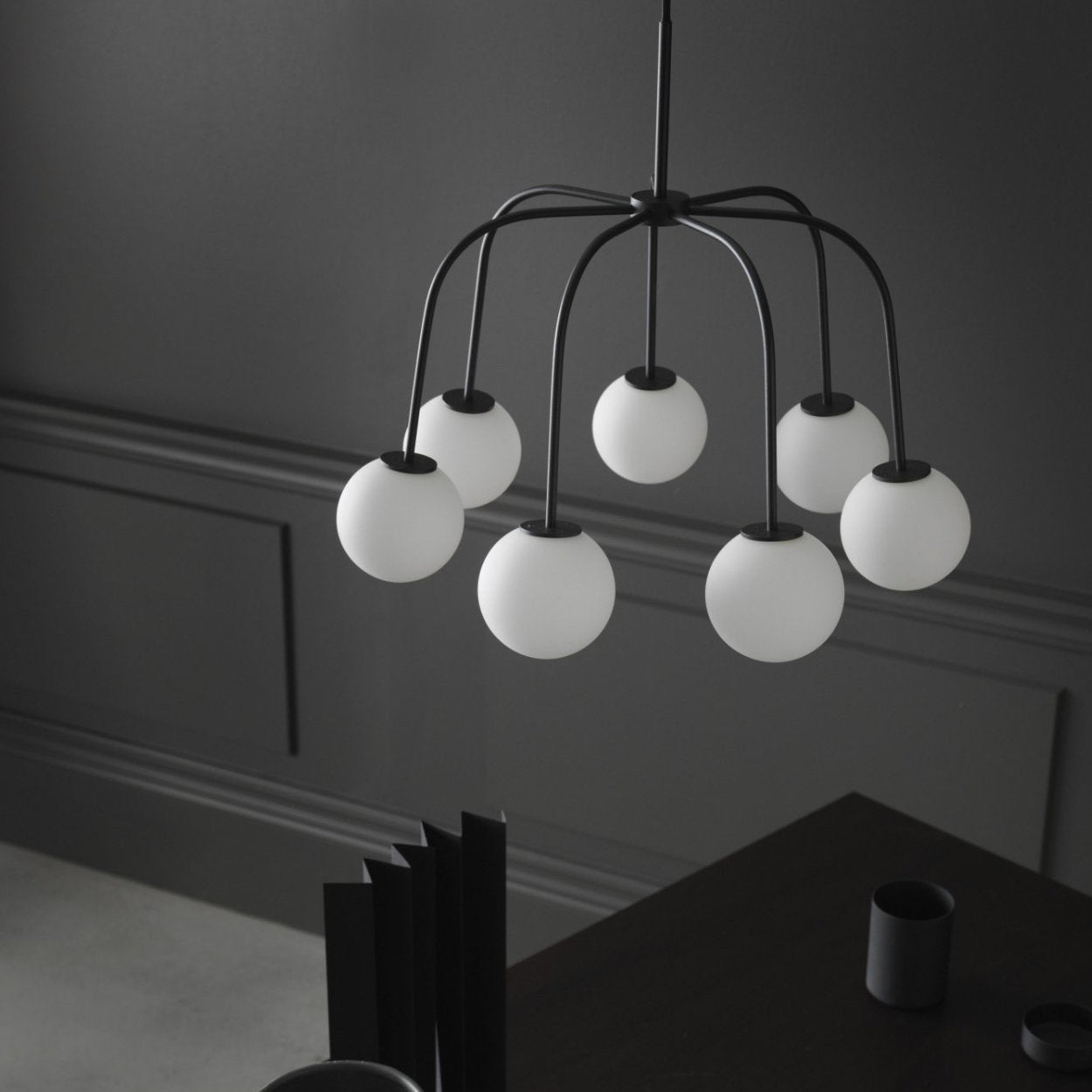 Co Bankeryd Waterfall Glass Cluster Pendant Light - uBaaHaus