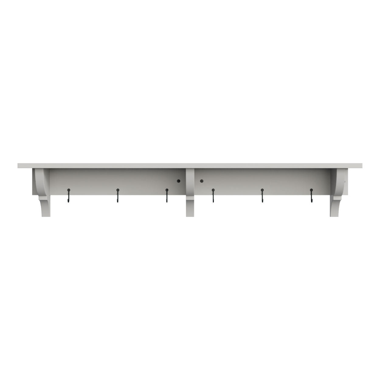 Wide Shaker Shelf With Brackets