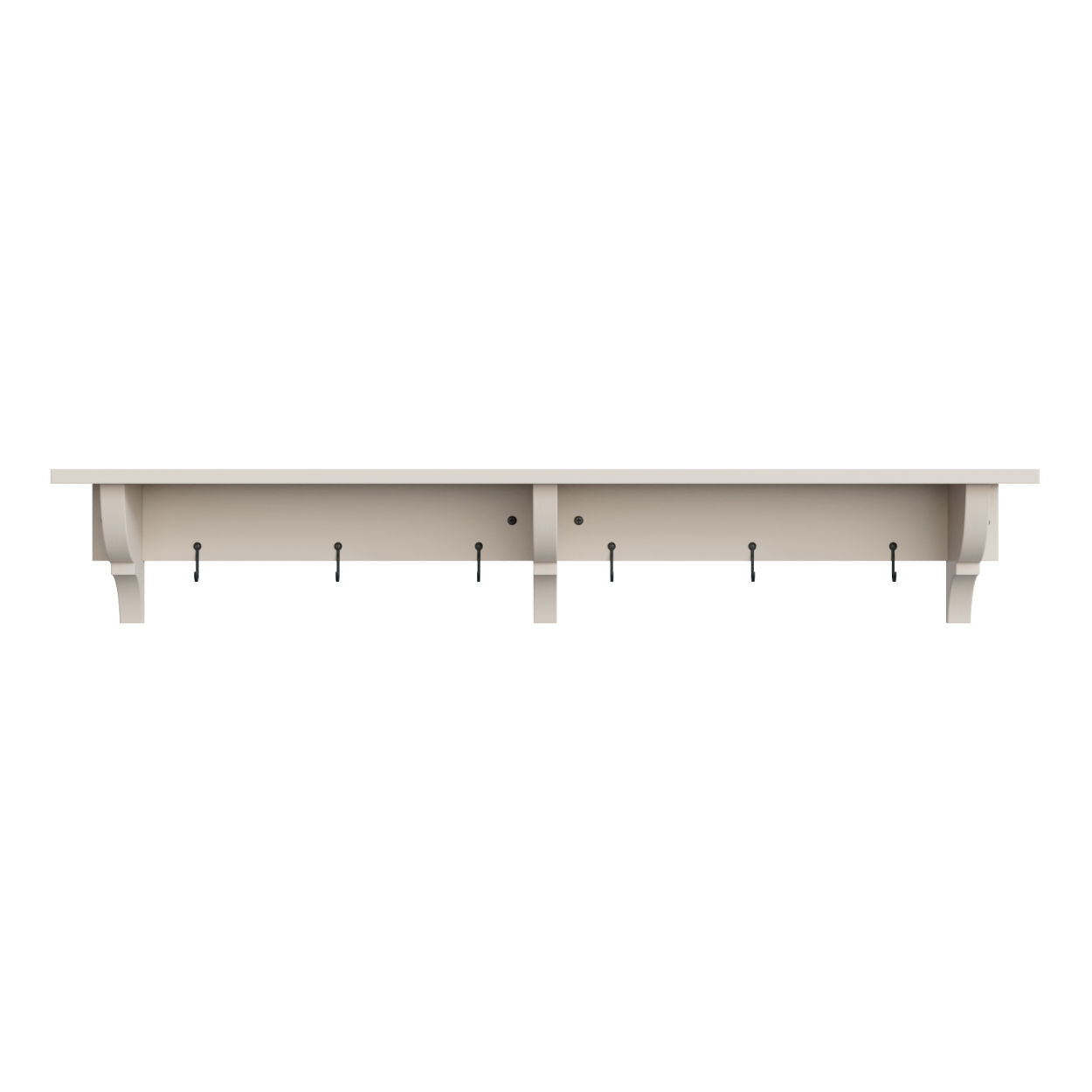 Wide Shaker Shelf With Brackets