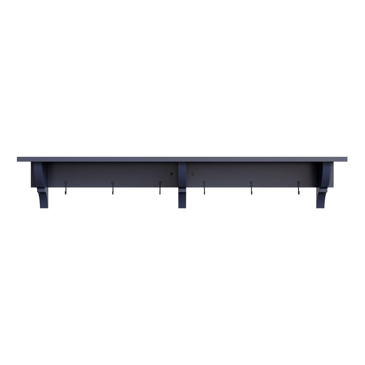 Wide Shaker Shelf With Brackets