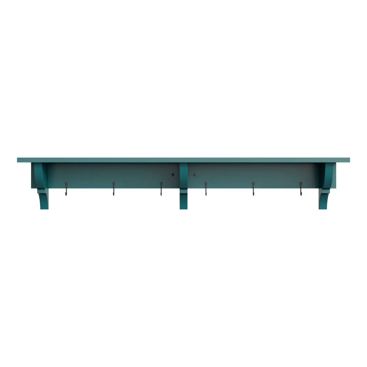 Wide Shaker Shelf With Brackets