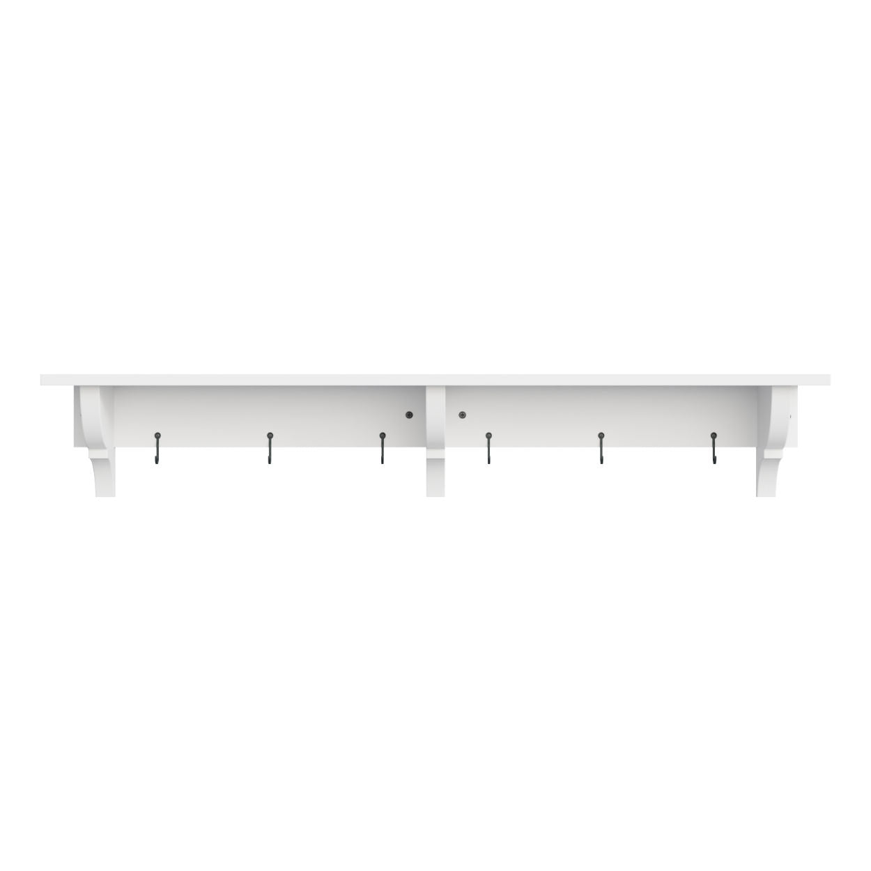 Wide Shaker Shelf With Brackets