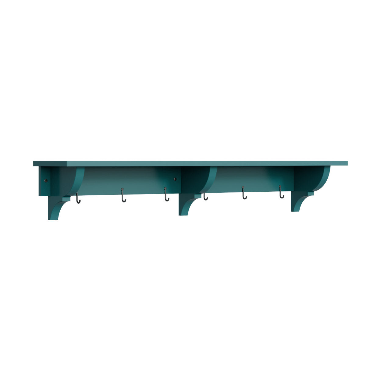 Wide Shaker Shelf With Brackets