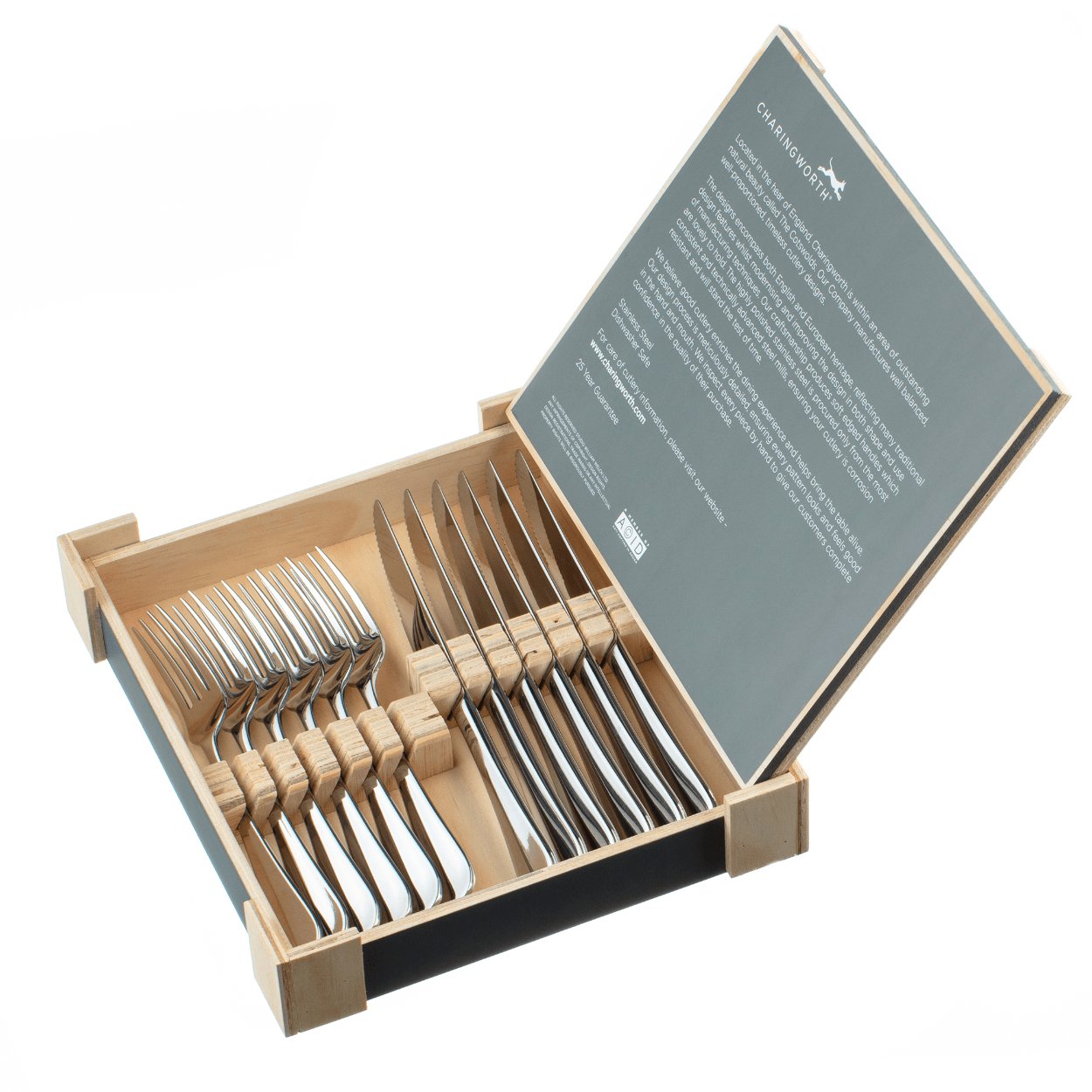 Charingworth Baguette 12 PCS Steak Knife Set - uBaaHaus