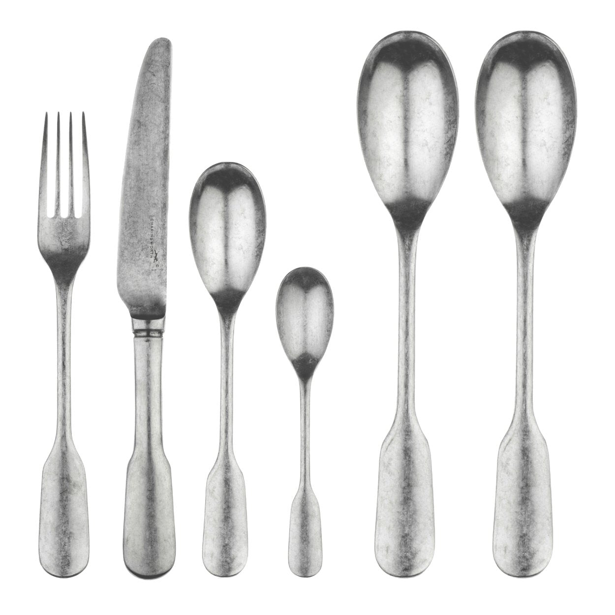 Charingworth Fiddle Vintage Satin Cutlery Set - uBaaHaus