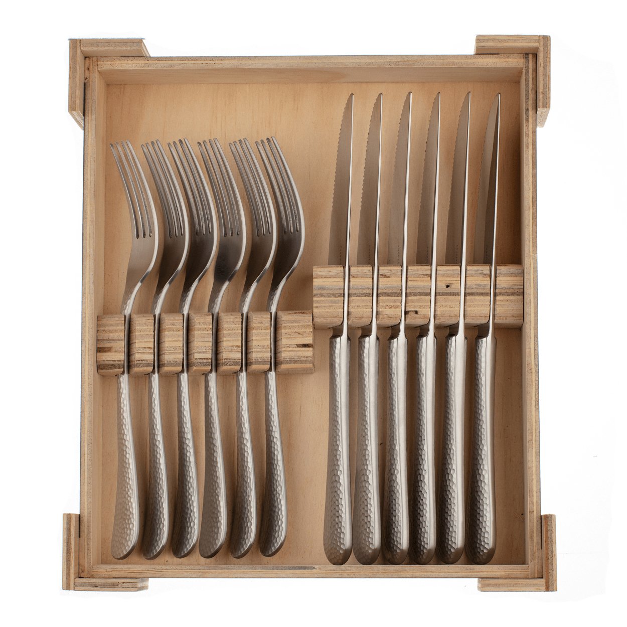 Charingworth Planish 12 PCS Steak Knife Set - uBaaHaus