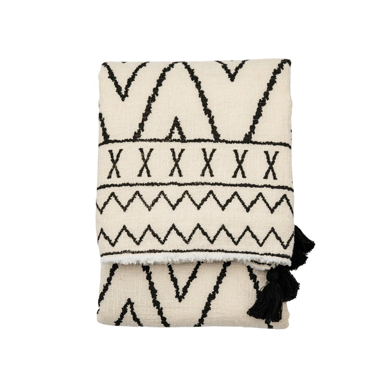 Cotton Sherpa Throw