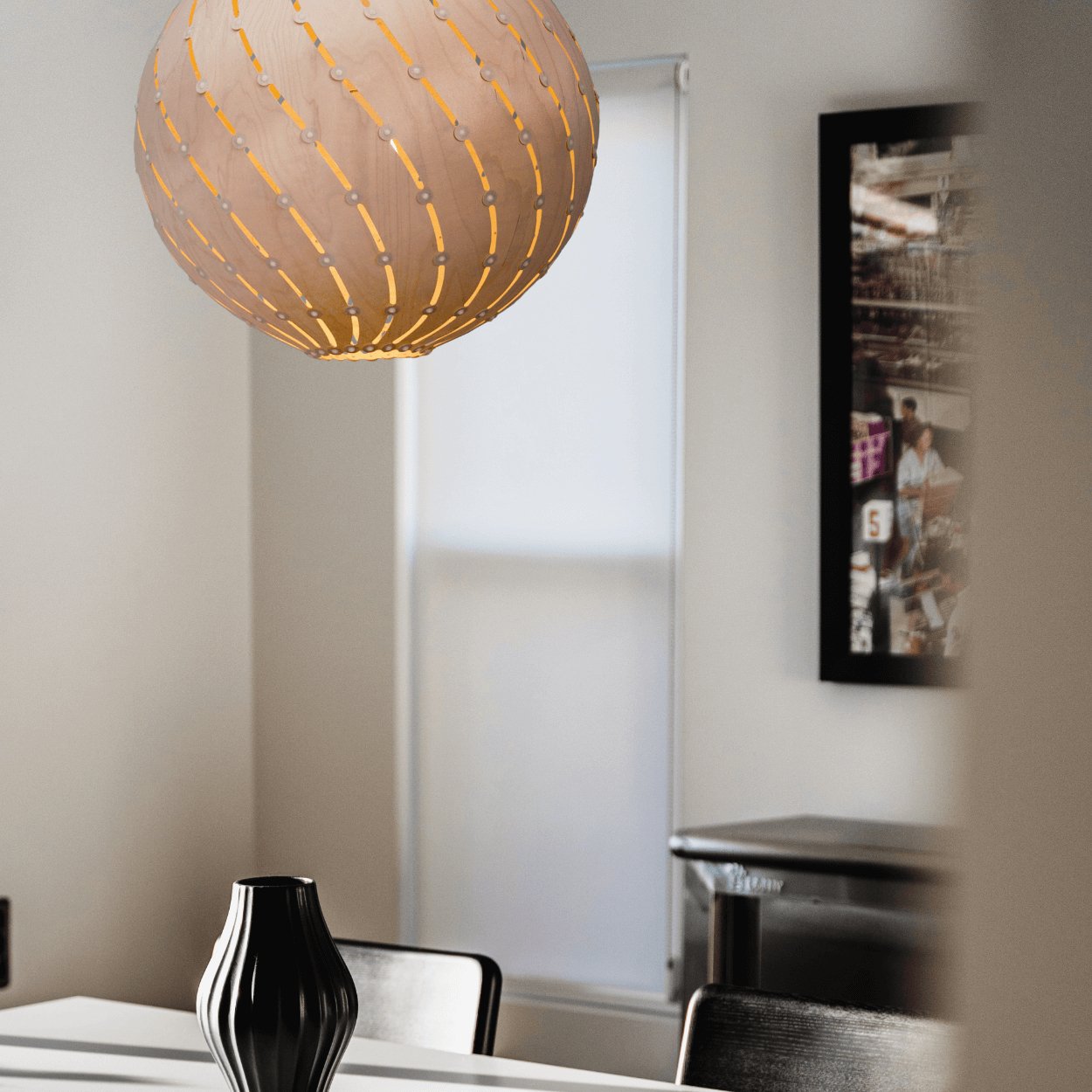 David Trubridge Ebb Family Bounce Ceiling Pendant
