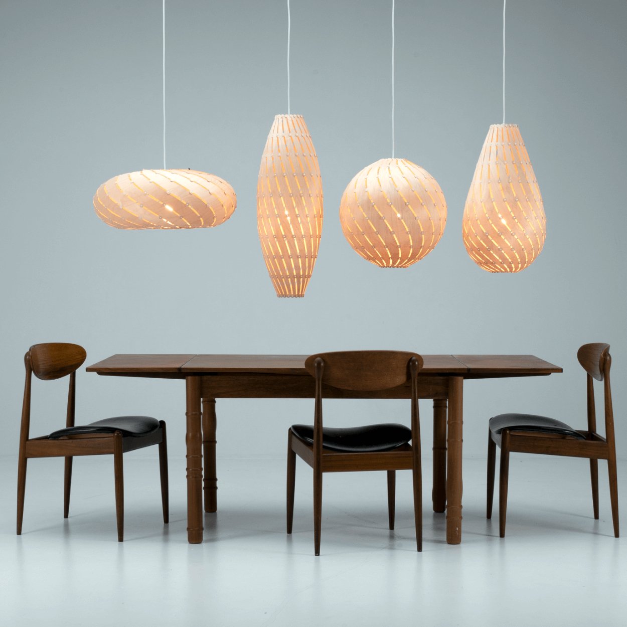 David Trubridge Ebb Family Bounce Ceiling Pendant
