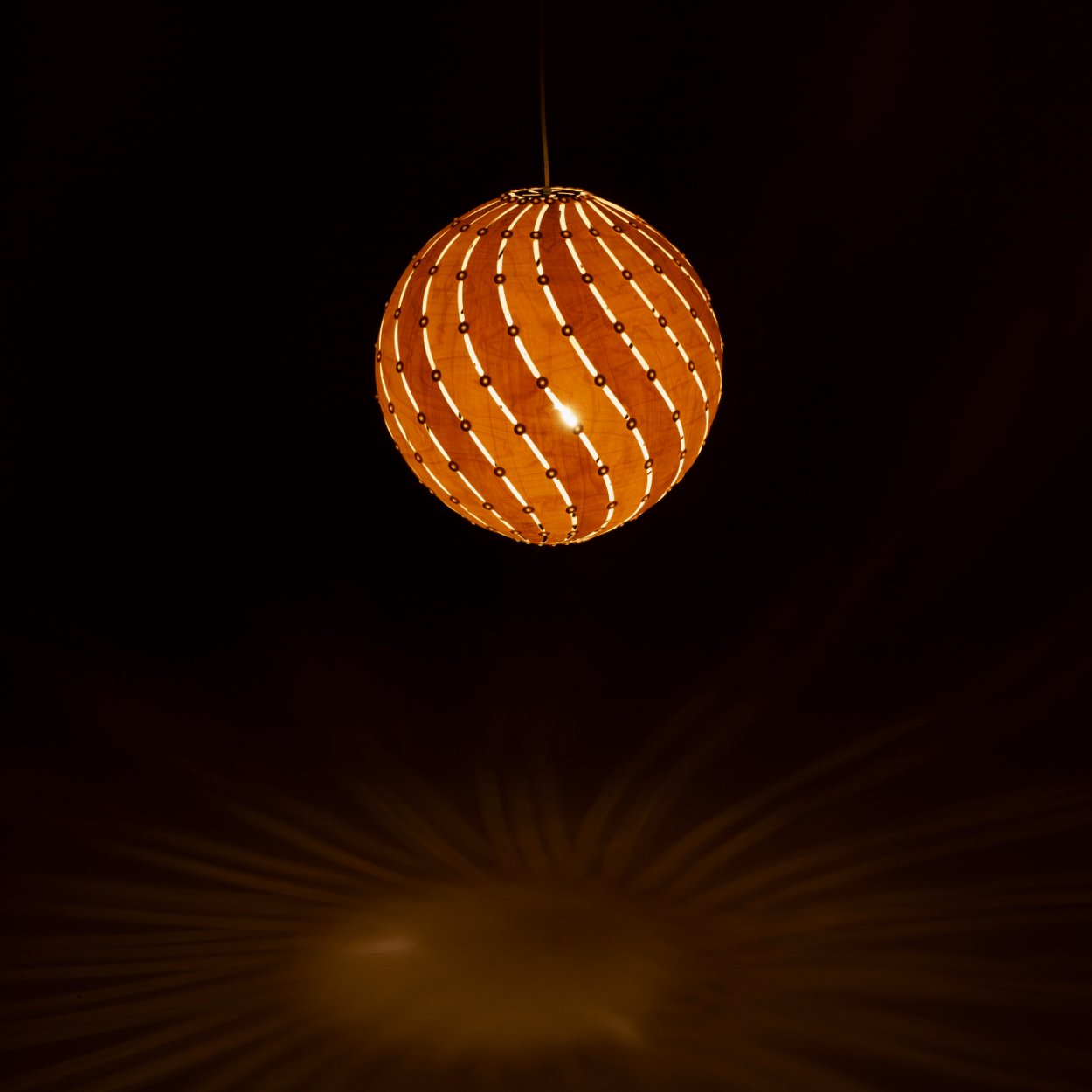 David Trubridge Ebb Family Bounce Ceiling Pendant