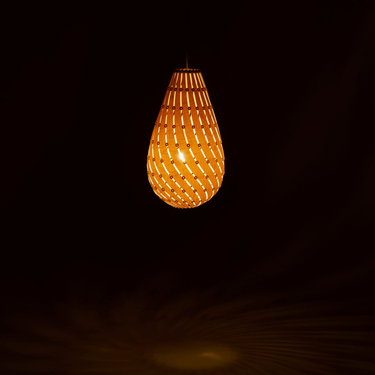 David Trubridge Ebb Family Drop Ceiling Pendant