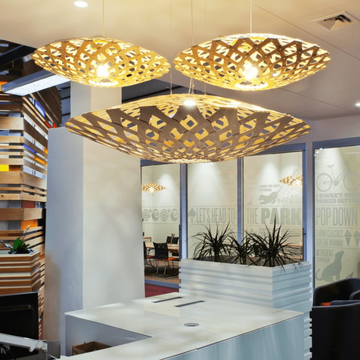 David Trubridge Flax Ceiling Pendant