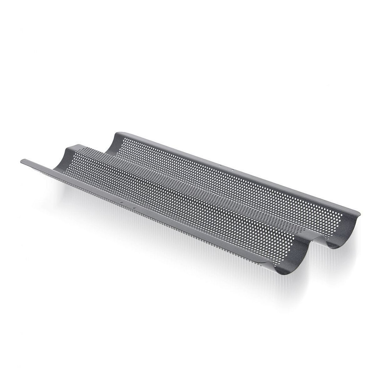 de Buyer Non-Stick Double Baguette Perforated Baking Tray