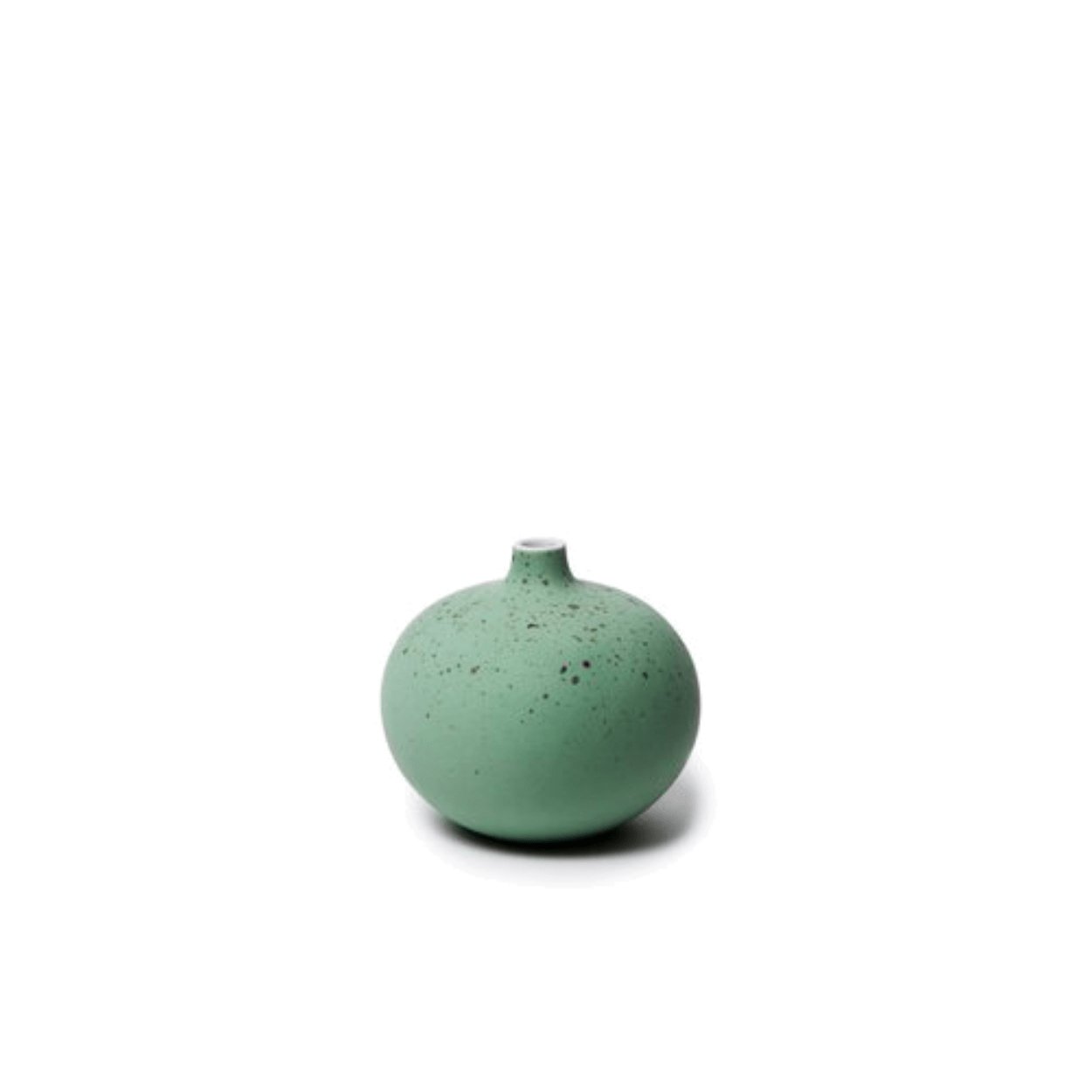 Lindform Bari: Green Freckles Matte Vase - uBaaHaus