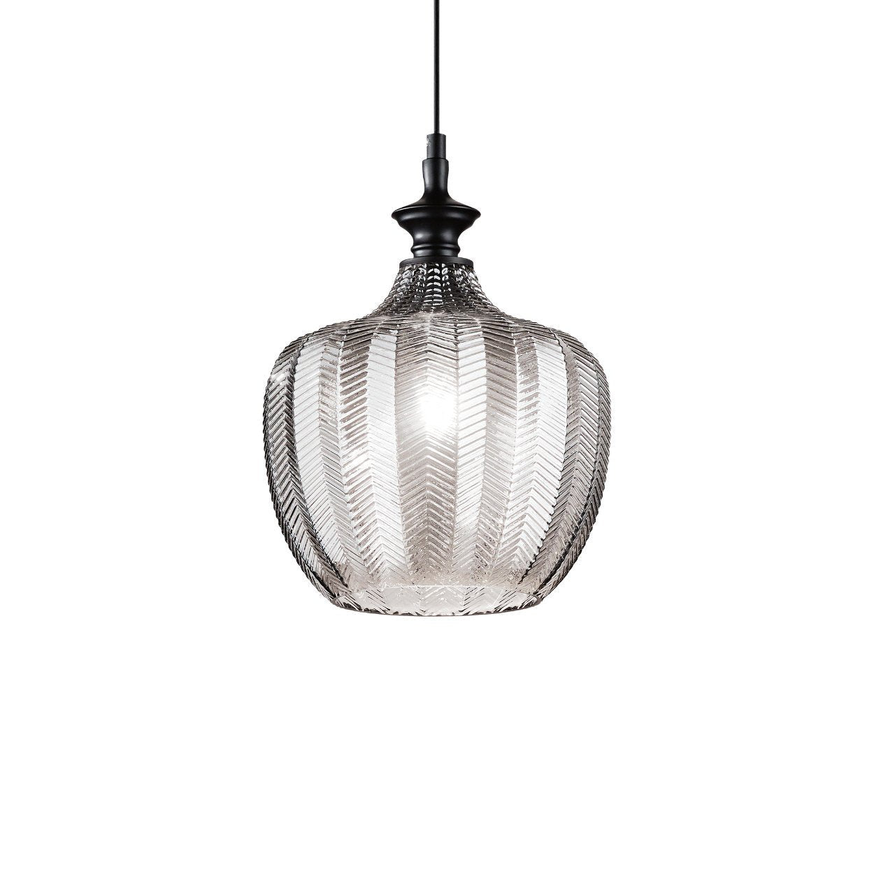 Ideal Lux Lord SP1 Glass Pendant Light - uBaaHaus