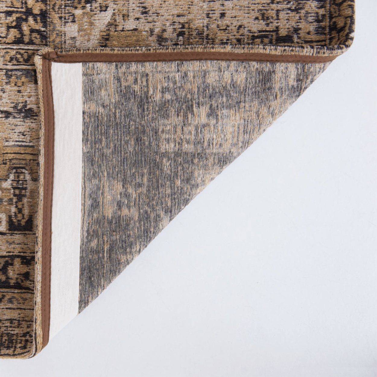 Louis De Poortere Agha Old Gold Rug - uBaaHaus