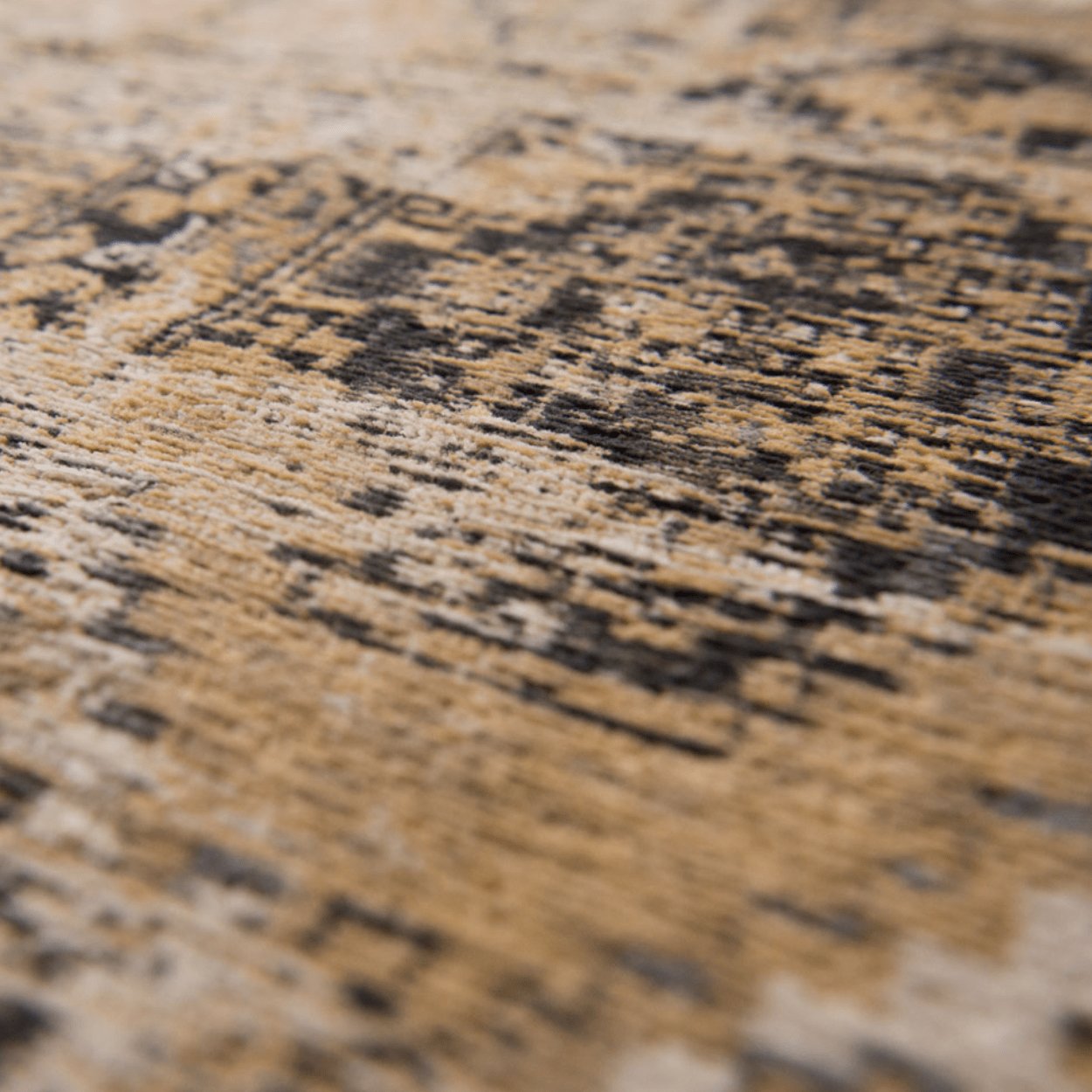 Louis De Poortere Agha Old Gold Rug - uBaaHaus