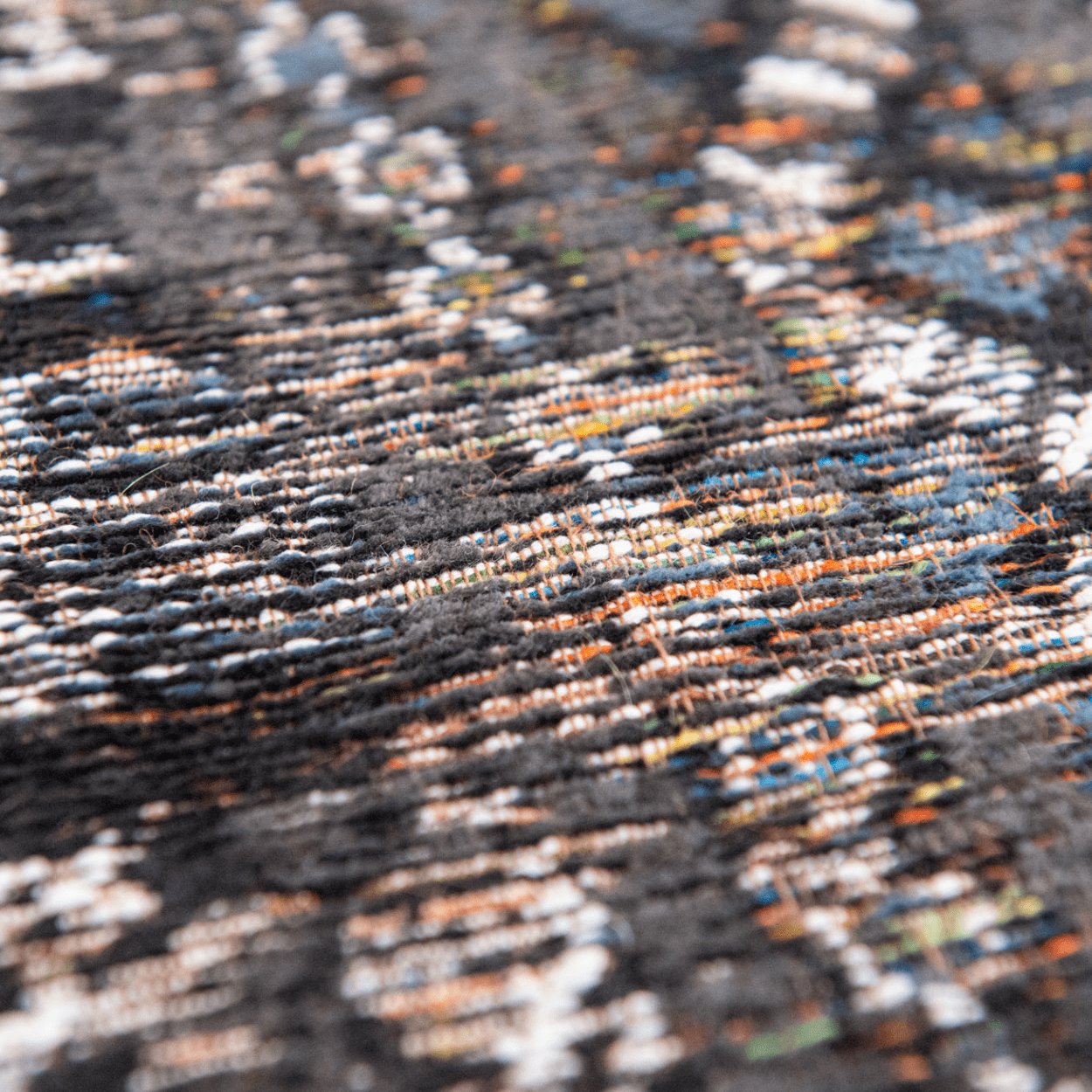 Louis De Poortere Black Rabat Rug - uBaaHaus