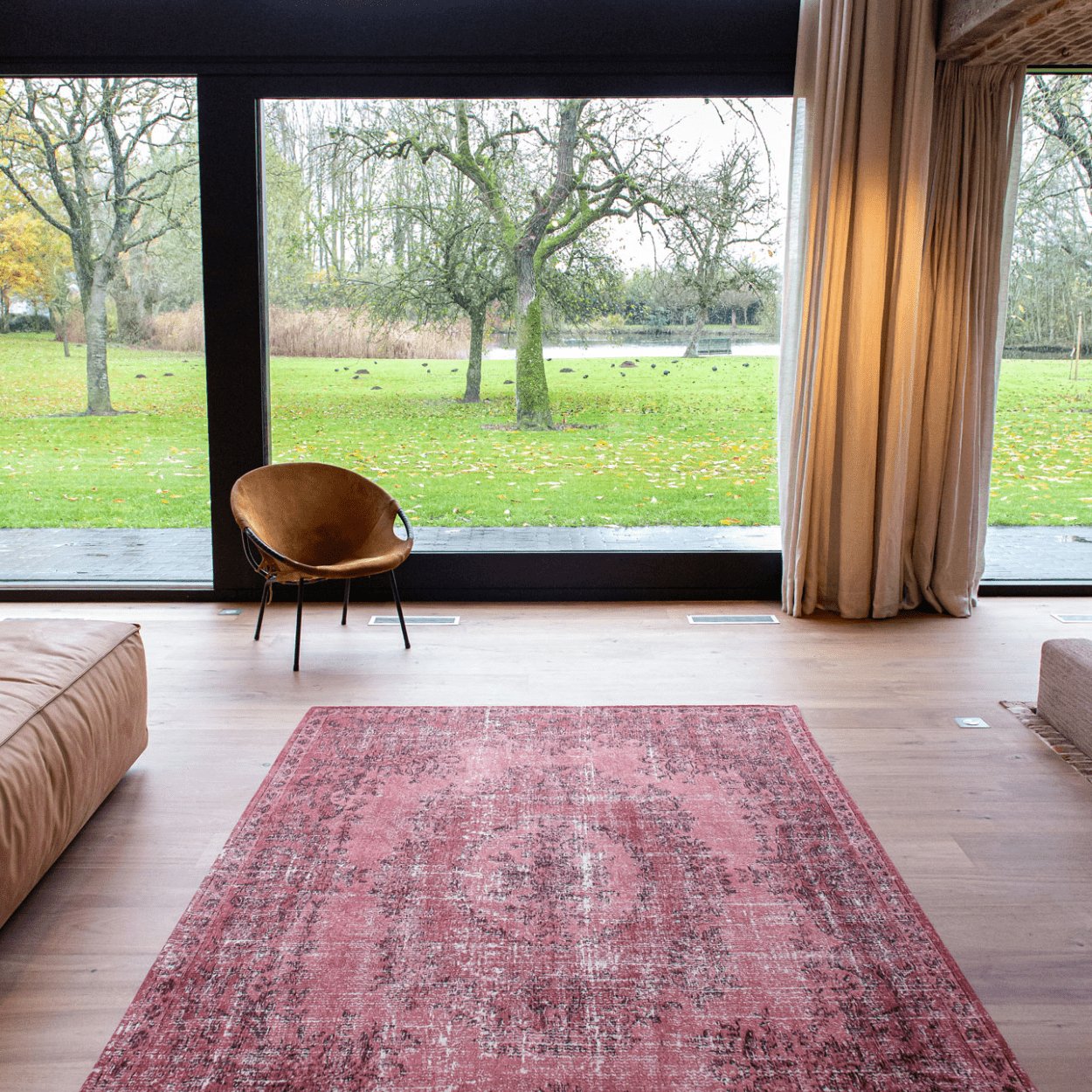 Louis De Poortere Borgia Red Rug - uBaaHaus