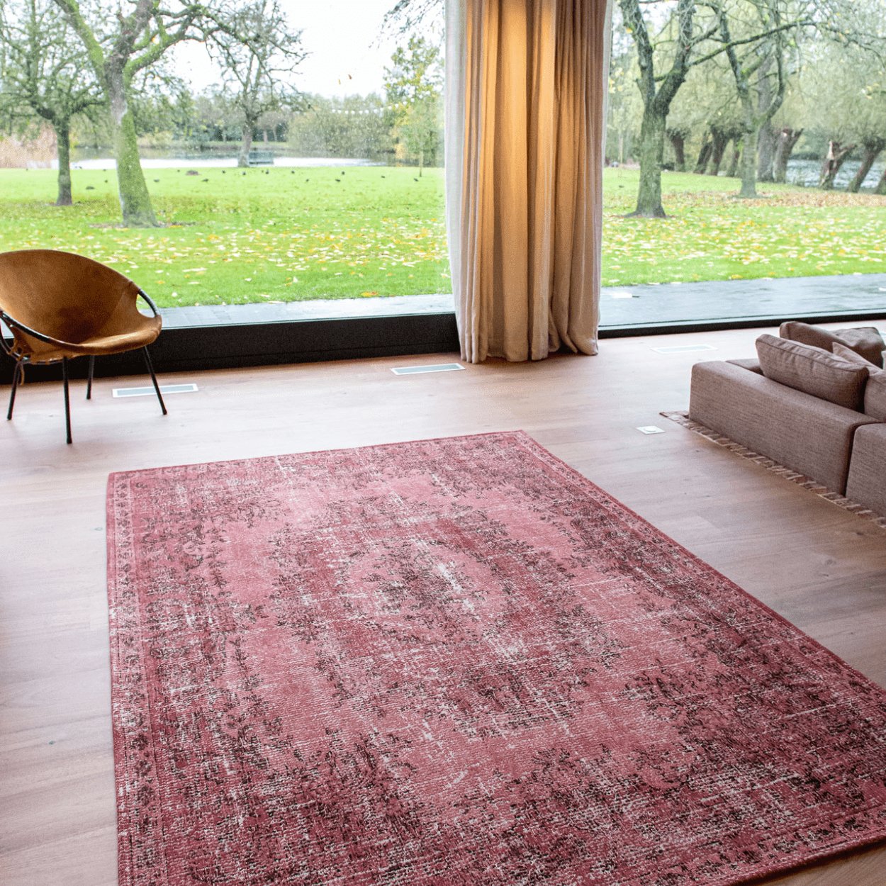 Louis De Poortere Borgia Red Rug - uBaaHaus