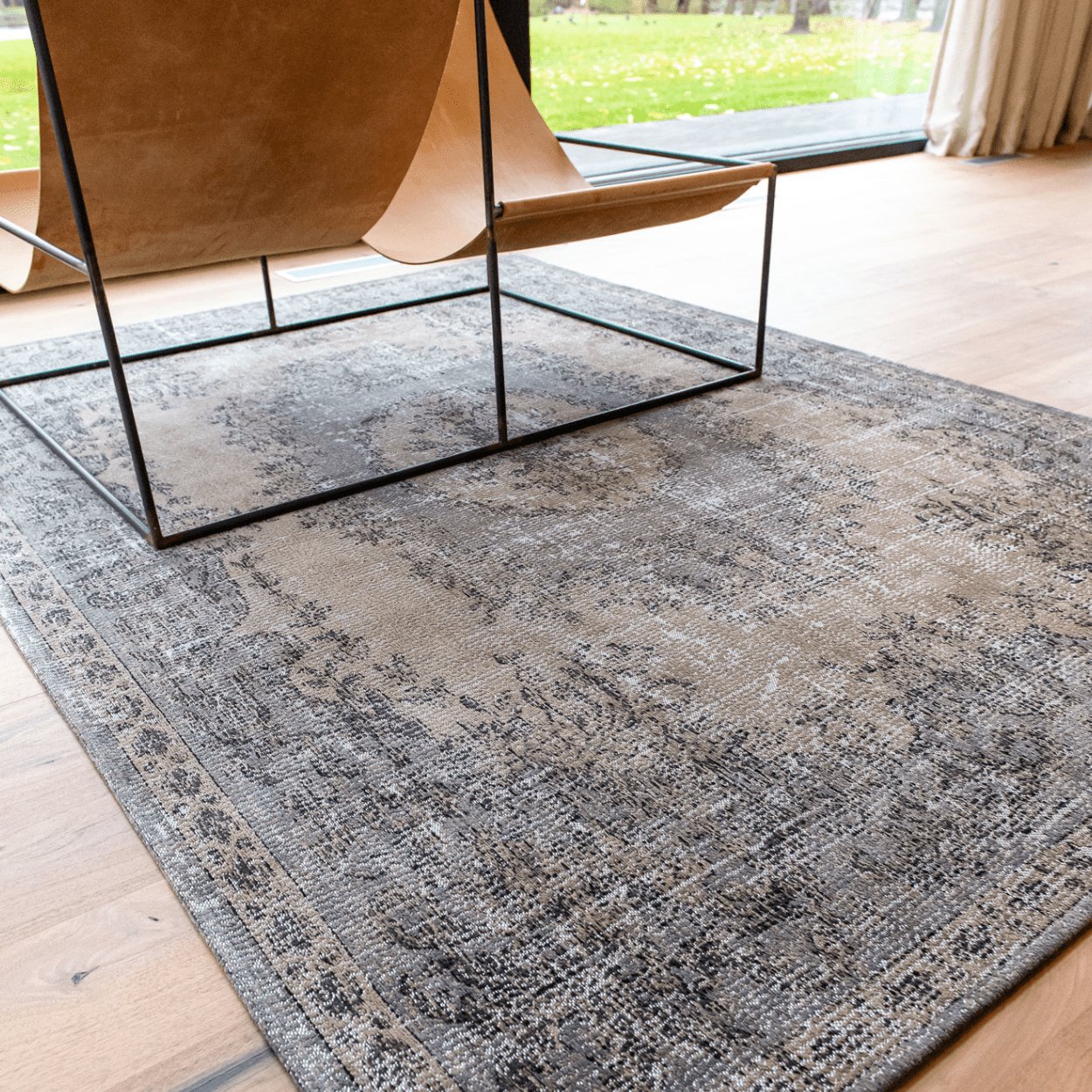 Louis De Poortere Colonna Taupe Rug - uBaaHaus