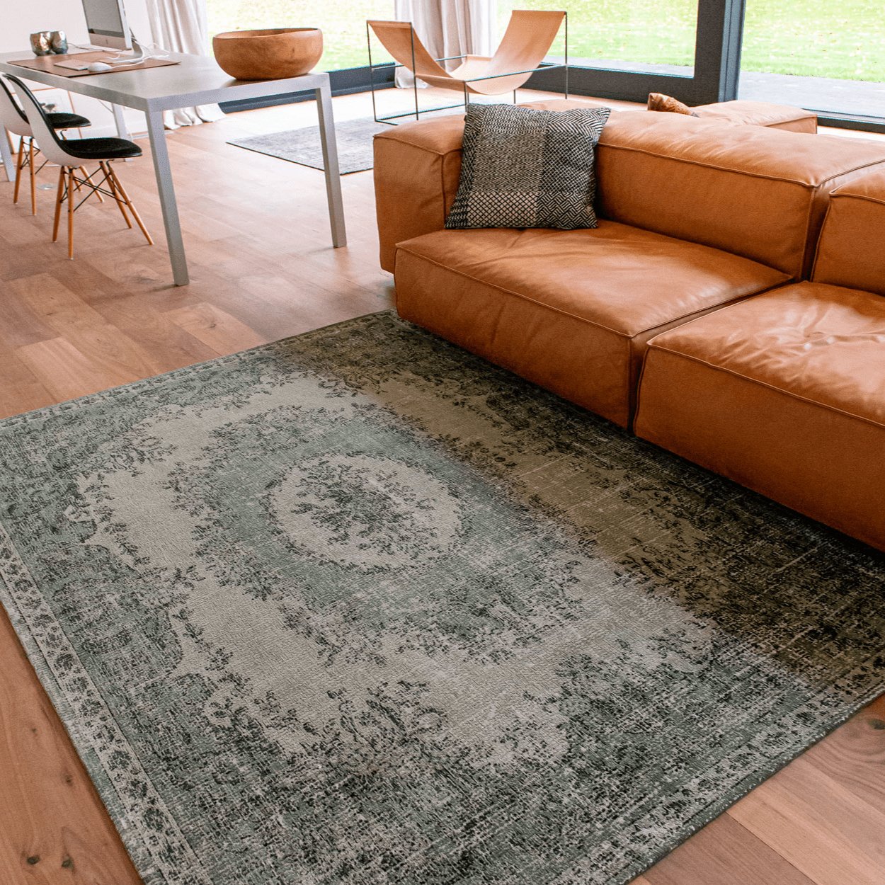 Louis De Poortere Este Green Rug