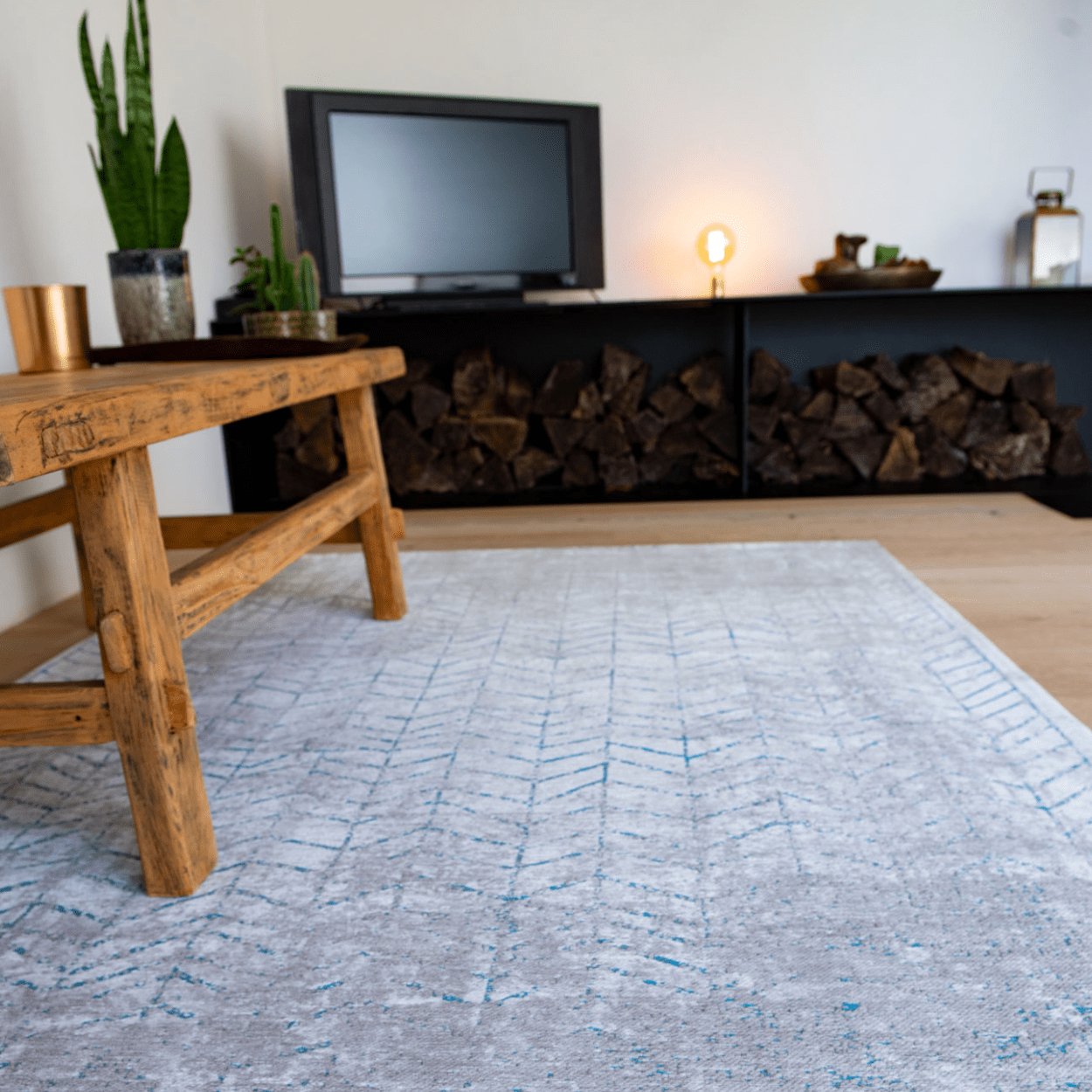 Louis De Poortere Tribeca Blue Rug