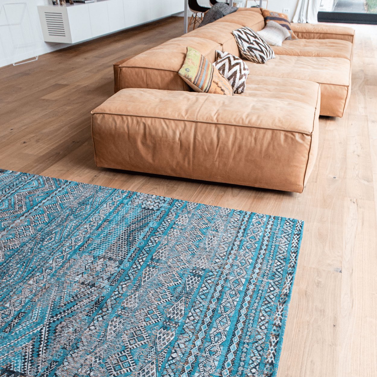 Louis De Poortere Zemmuri Blue Rug - uBaaHaus
