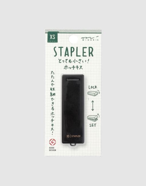 Black XS Stapler | By Midori Stationery Notable Design