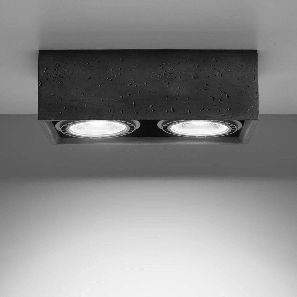 Sollux Quatro 2 Concrete Surface Downlight