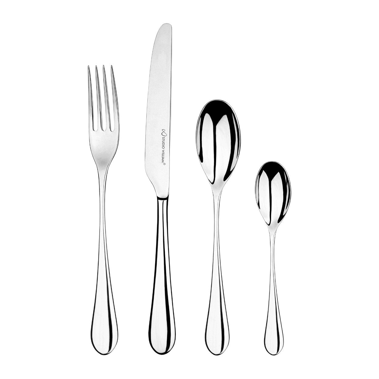 Studio William Mulberry Mirror Cutlery Set - uBaaHaus