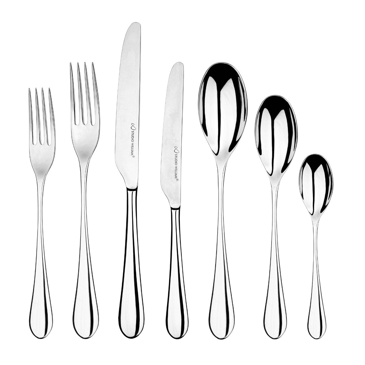 Studio William Mulberry Mirror Cutlery Set - uBaaHaus
