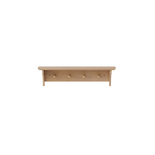 Oak Shelf With Brackets
